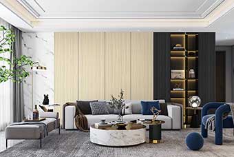 萍乡轻奢风格-客厅