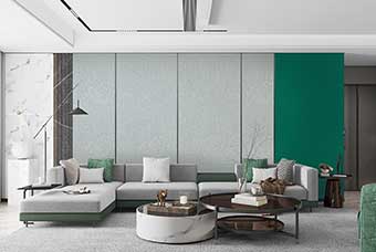 萍乡轻奢风格-客厅