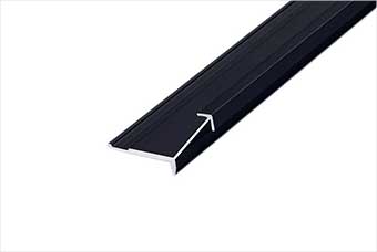 萍乡航空纤维墙咔铝合金阳角线（哑黑氧化）