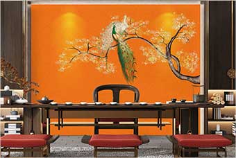 萍乡森佰汇航空纤维墙咔（春花秋月）