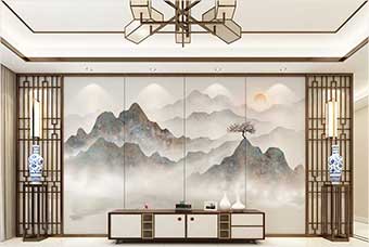 萍乡森佰汇航空纤维（山水画系列）