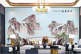 萍乡森佰汇航空纤维墙咔（鸿运当头）